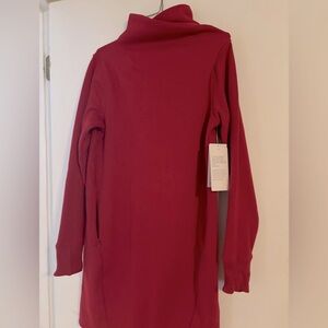 Never worn new with tags Athleta red sweater dress size small